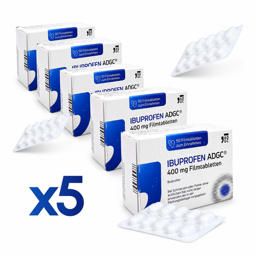 Ibuprofen adgc 400 mg - 5x,