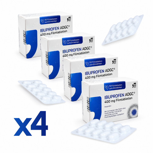 Ibuprofen adgc 400 mg - 4x,