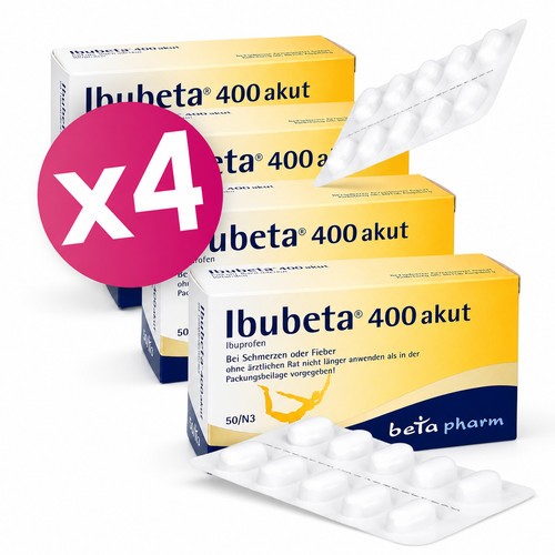 Ibubeta 400 akut 200st - 4x,