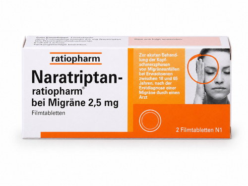 Naratriptan ratiopharm 5mg 2 - naratriptan, 2,5mg