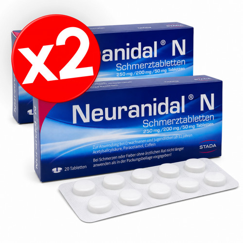 Neuranidal 2x20 tabletten - 2x,