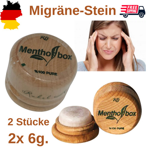 Menthol box migränestein - box,,